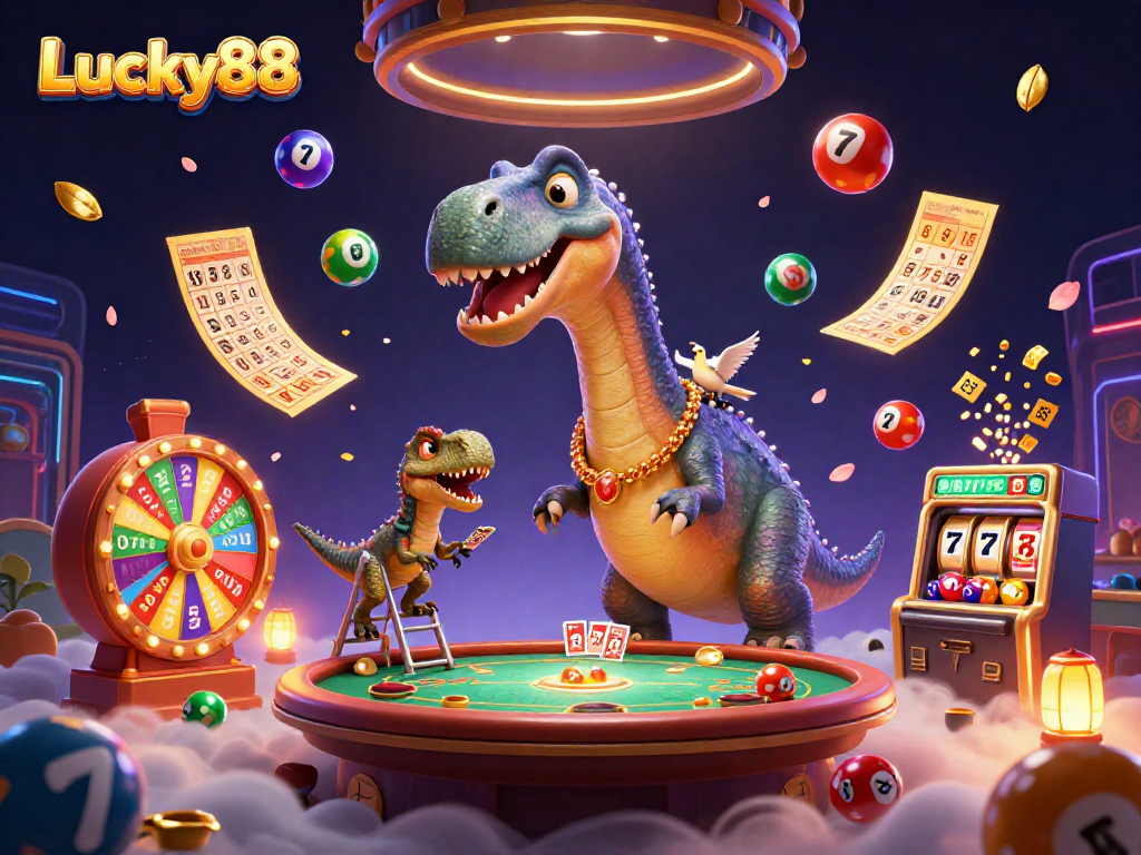 Experience thrilling wins at Lucky88's online casino with dynamic games and vibrant visuals.