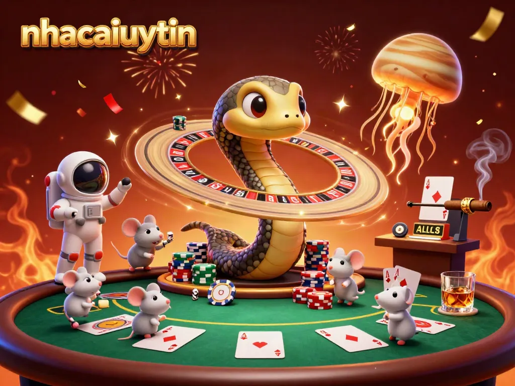 Place your bets wisely with nhacaiuytin at the vibrant cosmic casino.